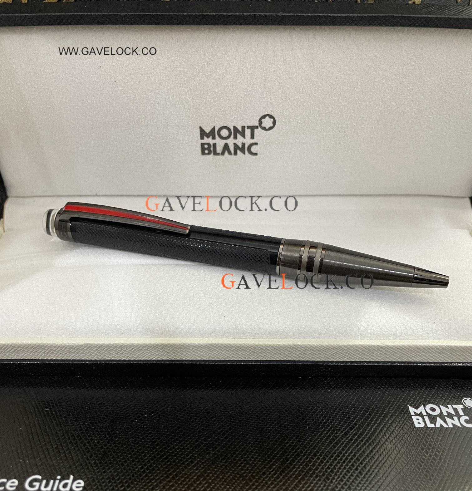 Top Quality Mont Blanc Starwalker Urban Speed Ballpoint Pen with Red Clip